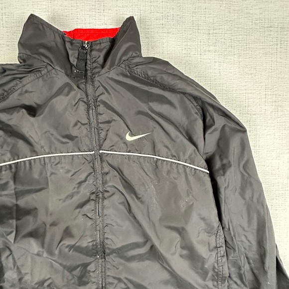 Nike Black Windbreaker Jacket Size XL - Picture 4 of 7